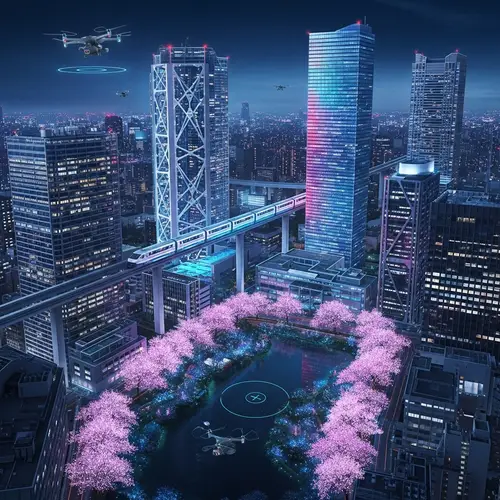 Futuristic Tokyo Skyline | Surreal Cityscape Vision