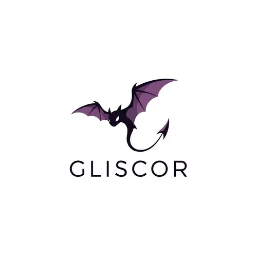 Gliscor Team Logo: Minimalist Design Inspired by Gliding Creature