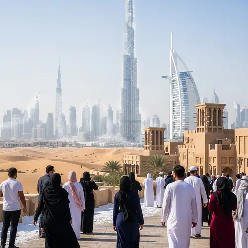 Snowy United Arab Emirates: Winter Wonderland in the Desert