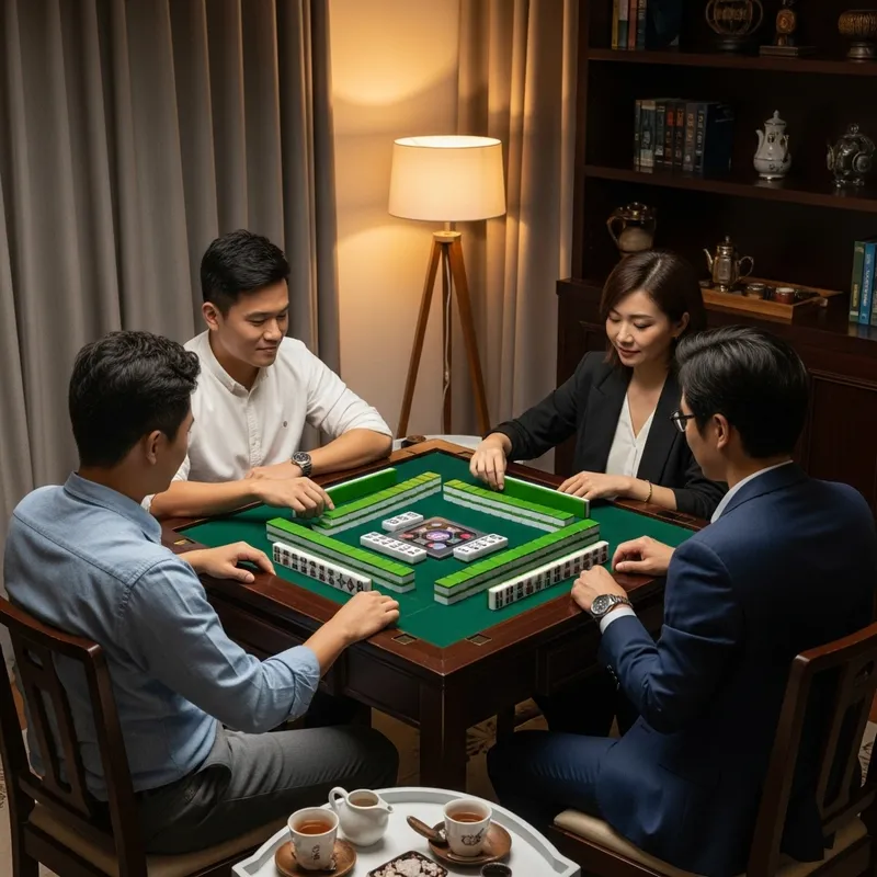 Taiwanese Mahjong: Traditional Game with Taiwanese Players