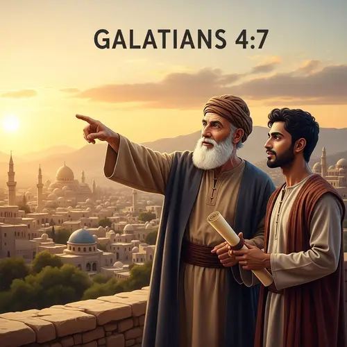 Biblical Verse Galatians 4:7 Theme - Sonship and Inheritance