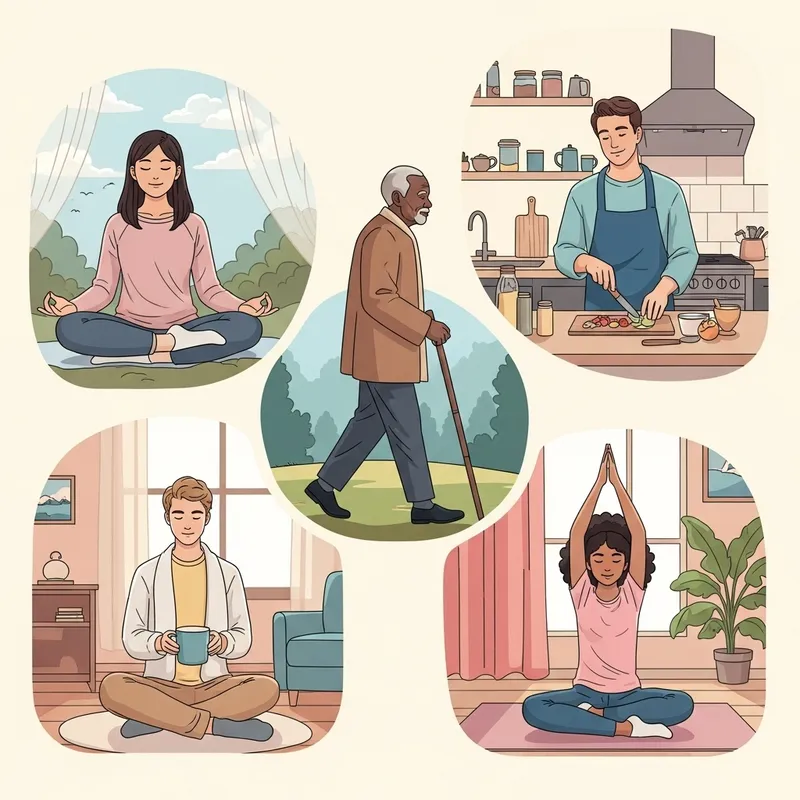 Everybody Look After Themselves: Self-Care Meditation, Nature Walks, Healthy Meals, Yoga