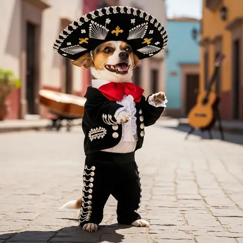 Mexican Mariachi Dog Costume | Playful Dog Outfit