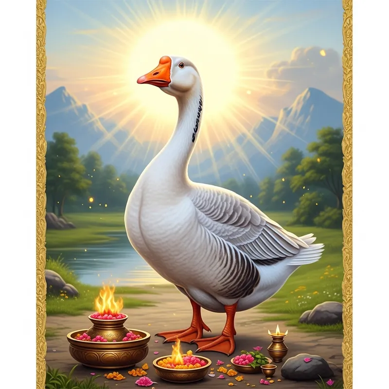Majestic Goose Deity