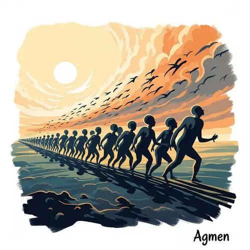 Agmen - Unity in Motion | Collective Humanoid Figures