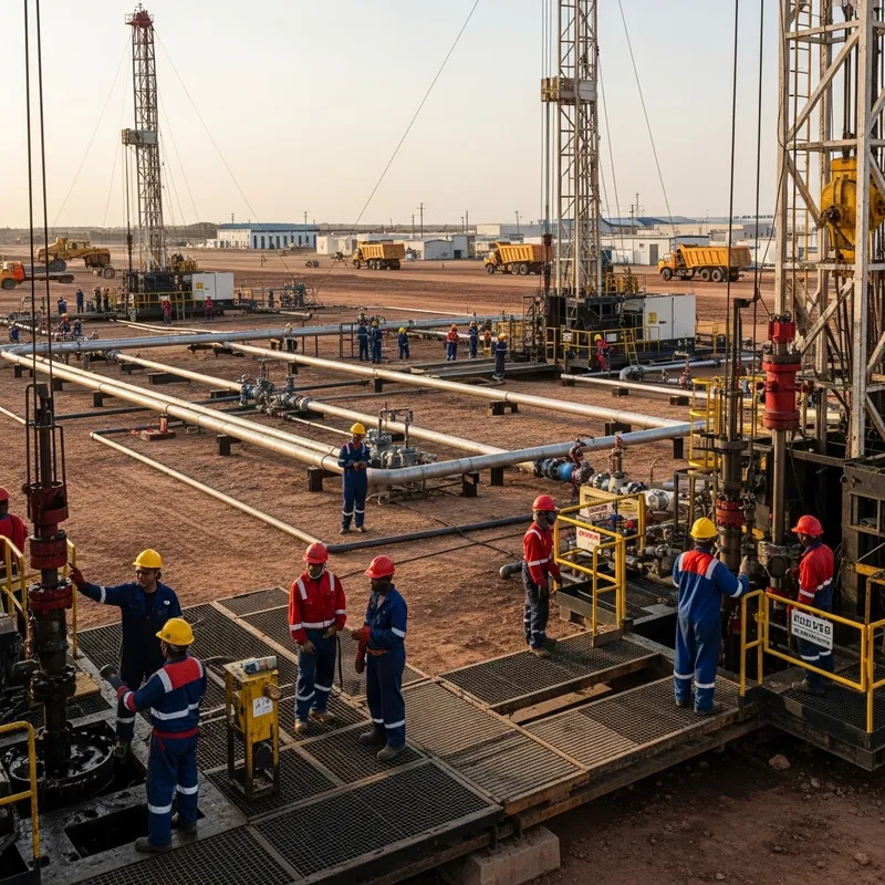 Oil & Gas Projects | Drilling Rigs & Workers at Work