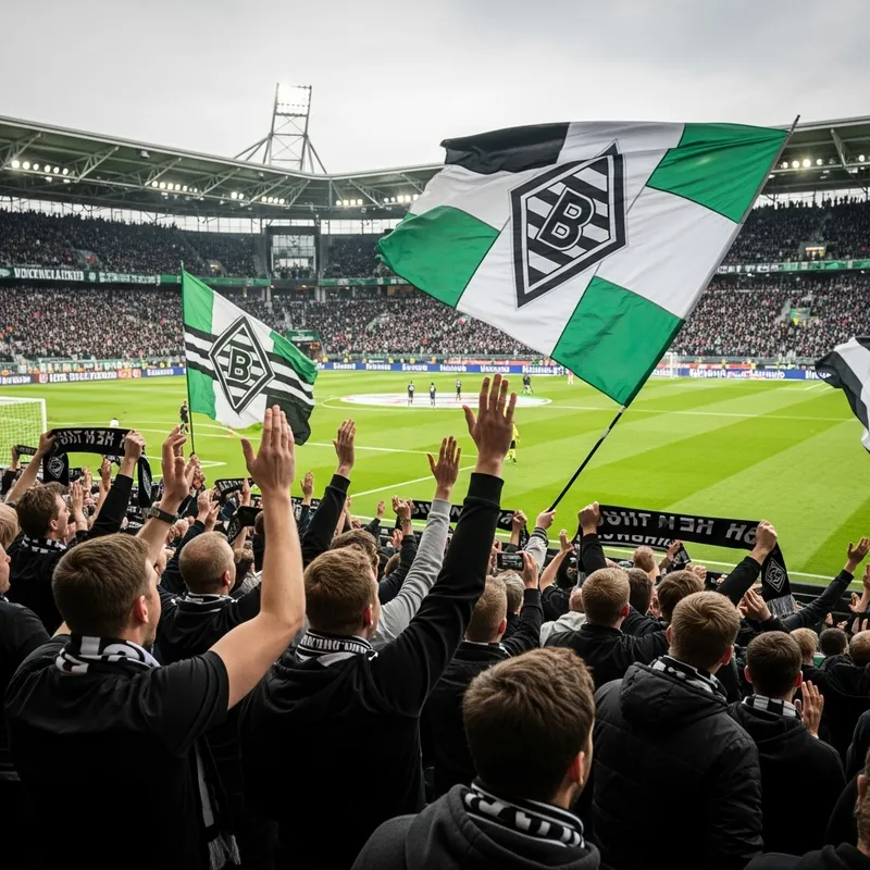 Experience Victory with Borussia Mönchengladbach Fans