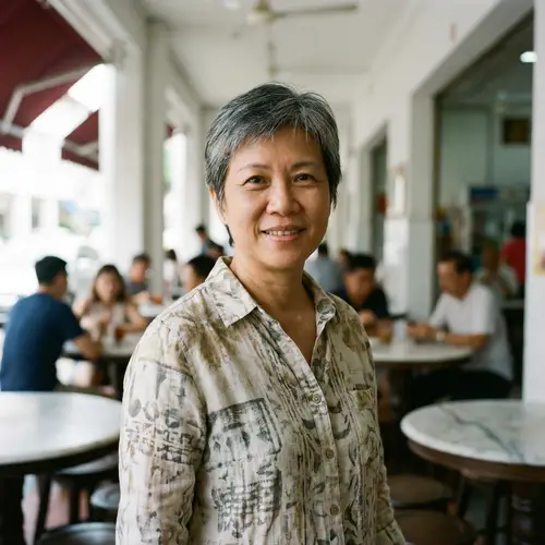 Natural Portrait of a Singaporean Woman