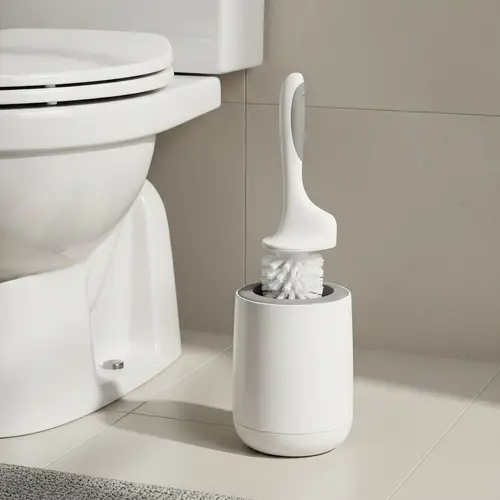 Self-Cleaning Toilet Bowl Brush & Holder | Modern Bathroom Accessory