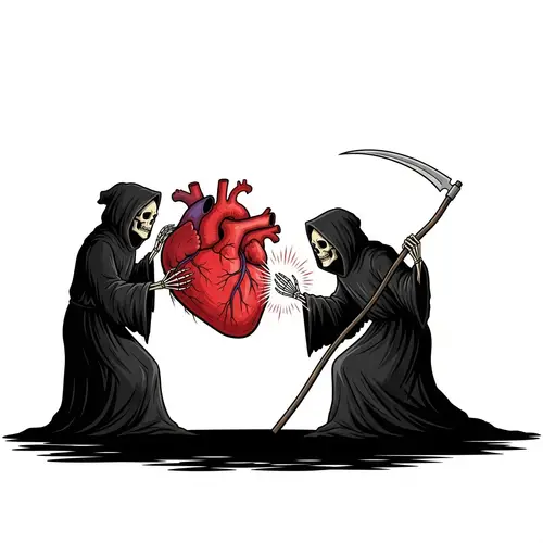 Heart Meets Death: Symbolic Encounter of Life and Death