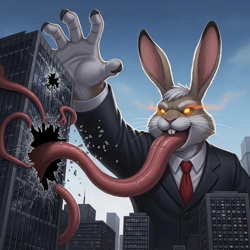 Transformed Rabbit: A Sinister Urban Threat