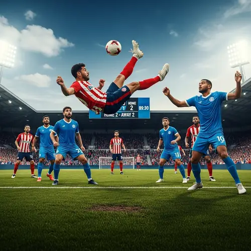 Hispanic Football Player Bicycle Kick Wallpaper