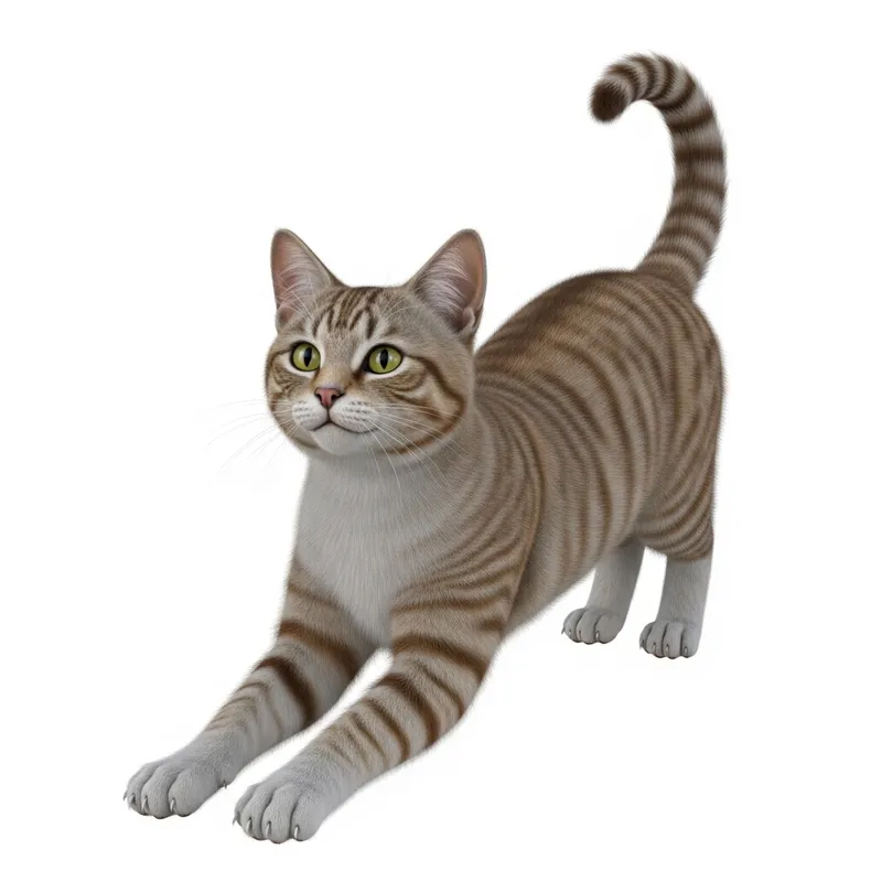 Magnificent 3D Cat Rendering | Photorealistic Feline 3D Artwork
