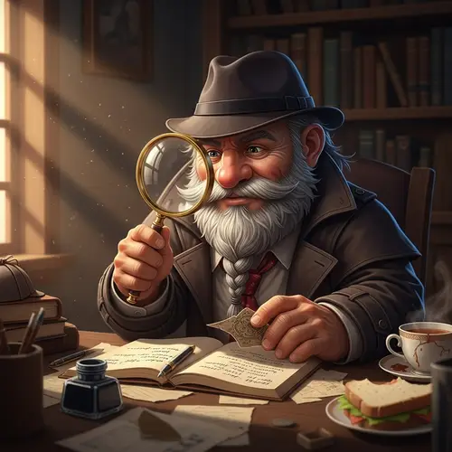 Middle-Aged Dwarf Private Investigator | Unique Fantasy Character