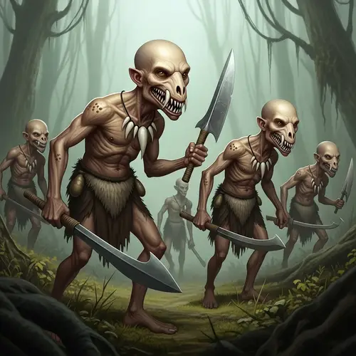 Maori Mythological Creatures: Goblin-like Beings in Wild Settings