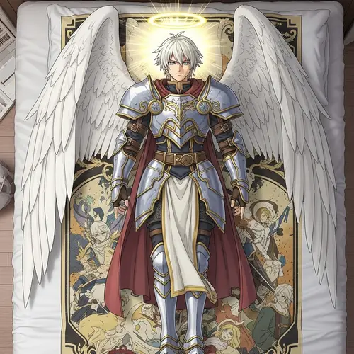 Archangel Gabriel from Ultrakill | Angelic Figure in Bed