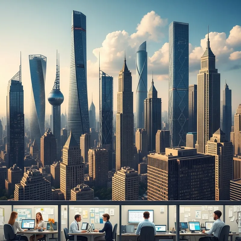 Skyscraper City | Kaleidoscope of Colors & Human Diversity