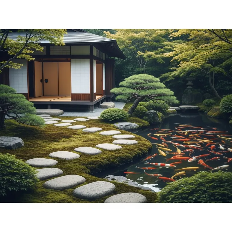 Zen Japanese Tea House in Japan | Minimalist and Serene