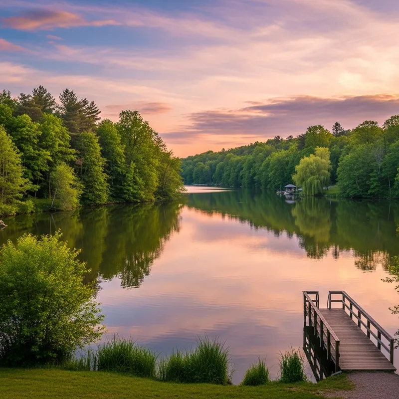 Un Lago: A Tranquil Escape into Nature's Beauty