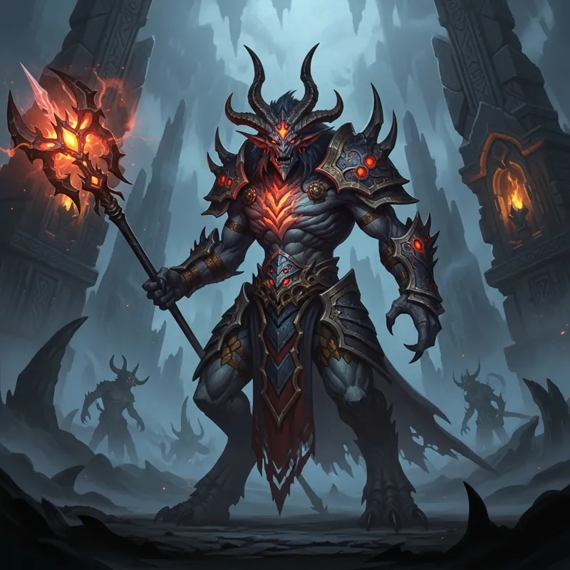 Fearsome Dungeon Boss in Fantasy MMORPG