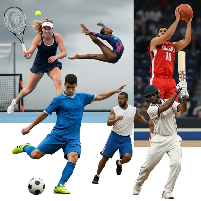 Diverse Athletes in Action - Sports Photos Diverse Athletes in Action - Sports Photos