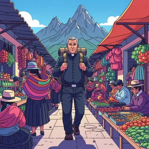 Fortitude of a Priest in Vibrant Bolivia