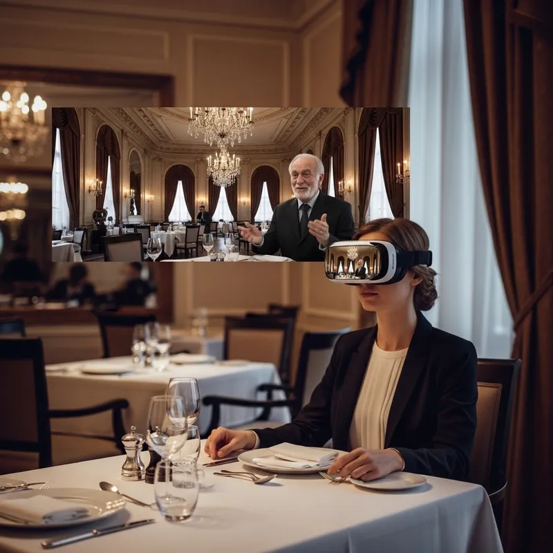 Immersive Dining Experience: Dine with a Celebrity in Virtual Reality