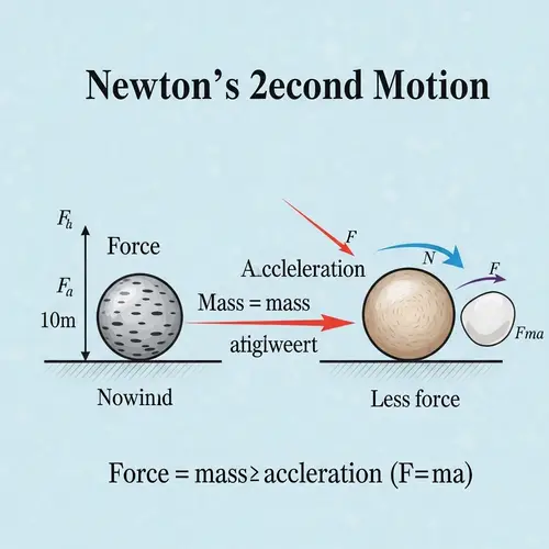 Physics Elegance: Newton's Second Law Visualized
