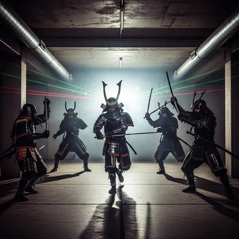 Samurai Dance Battle - Underground Rave Dance Spectacle