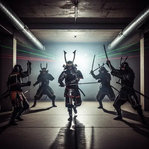 Samurai Dance Battle - Martial Arts Meet Dance Spectacle