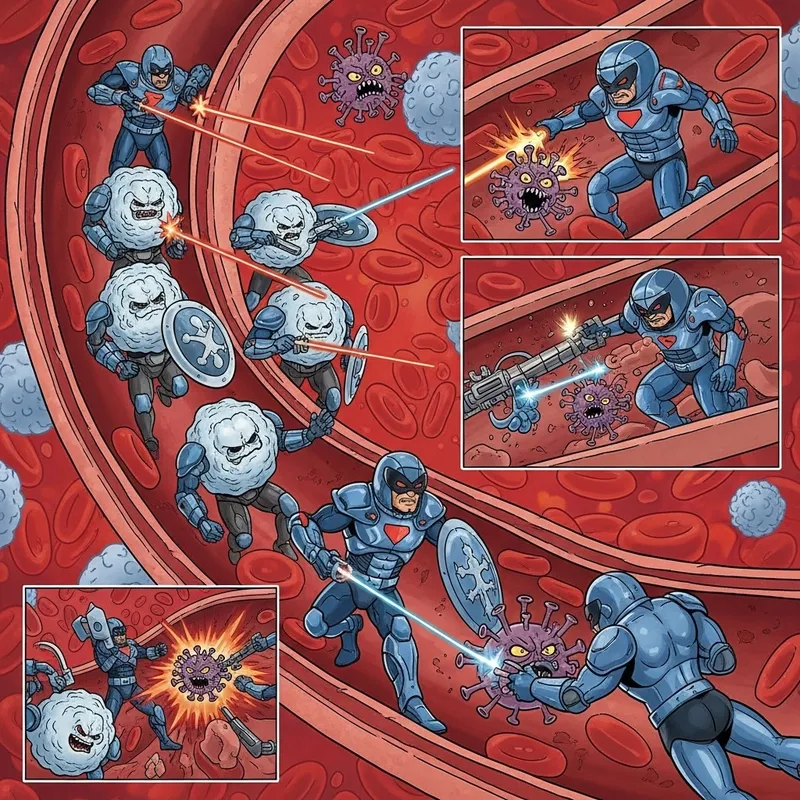 Strengthen Your Health: Immune Heroes vs. HIV Invasion