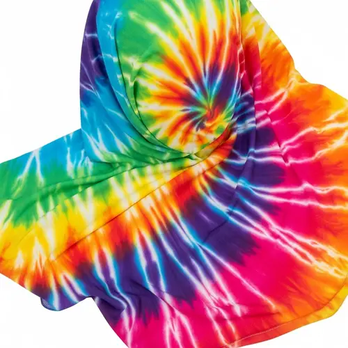 Stunning Tie Dye Hijab in Vibrant Colors | Artful Patterns