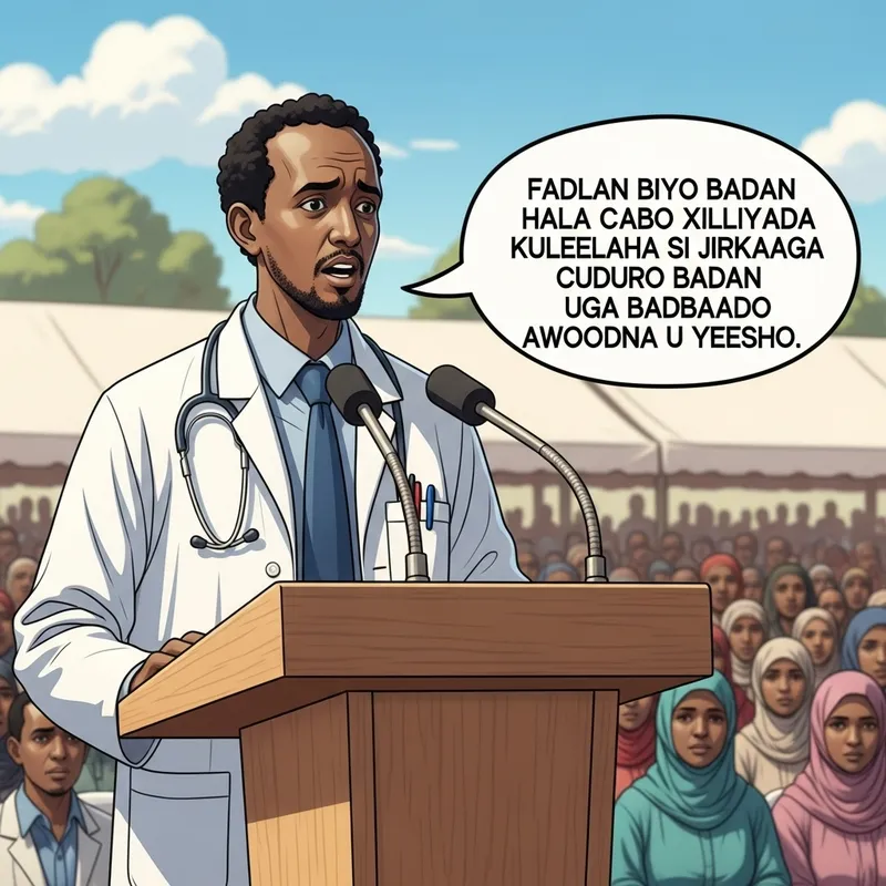 Somali Doctor Urges Public: Drink More Water in Heatwave