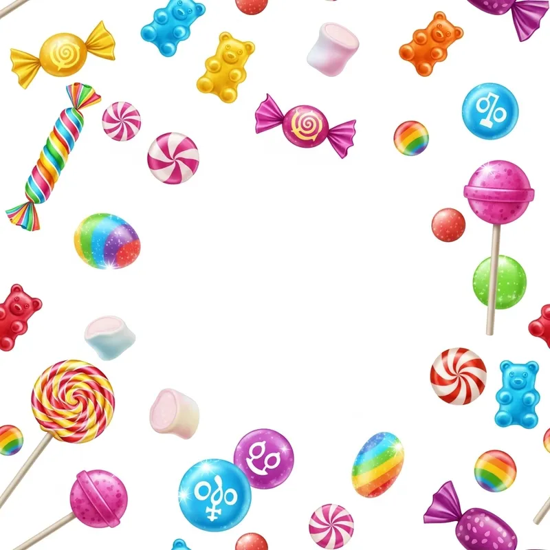 Magical Candies in Motion - Ultra Realistic Treats Magical Candies in Motion - Ultra Realistic Treats