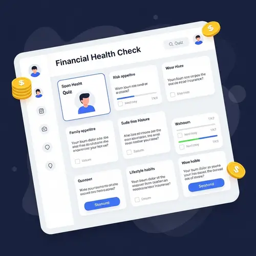 Financial Health Check Quiz & Insurance Recommendation