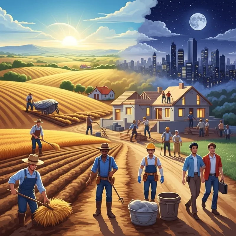 From Fields to City: Farmers Transitioning