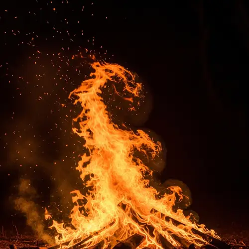 Roaring Fire Images | Bright Orange & Intense Red Flames