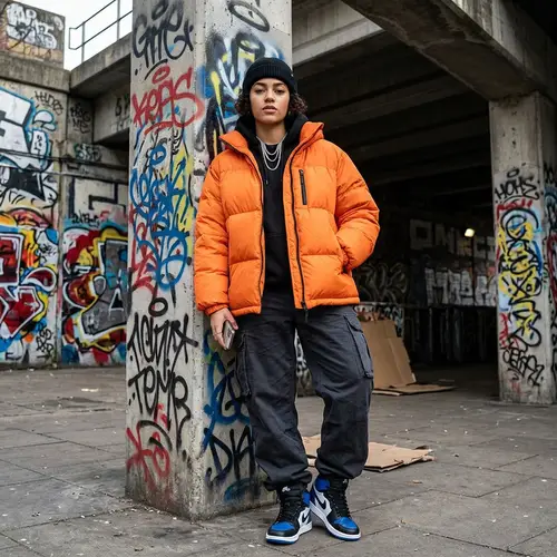 Cool Street Style: Puffer Jackets & Urban Vibes