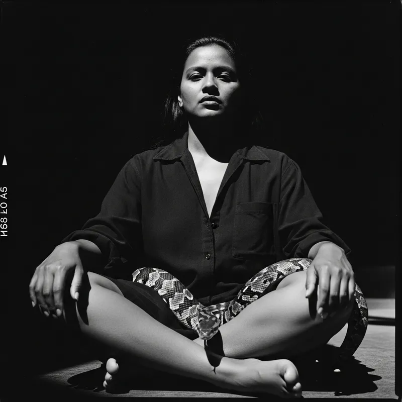 Chiaroscuro Photography: Woman with Snake Chiaroscuro Photography: Woman with Snake