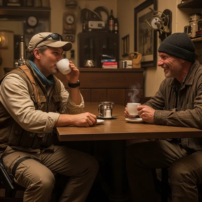 Adventure Coffee: Nathan Drake and Joel Miller Enjoy a Coffee Break