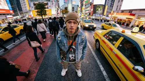 Overhead Shot Capturing Direct Eye Contact