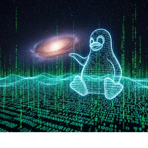 Innovative Landscape: Linux OS Abstract Representation