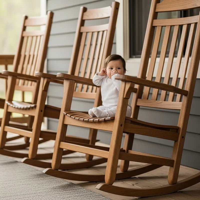 Tranquil Balance with Rocking Chairs for Home Comfort
