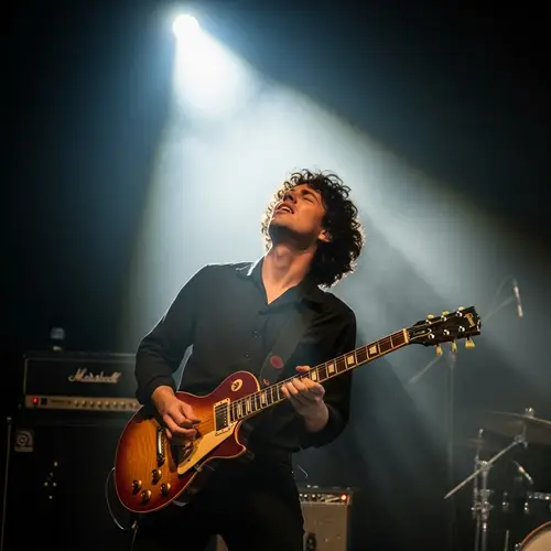 Passionate Musician Under Spotlight | Un Artista de Musica