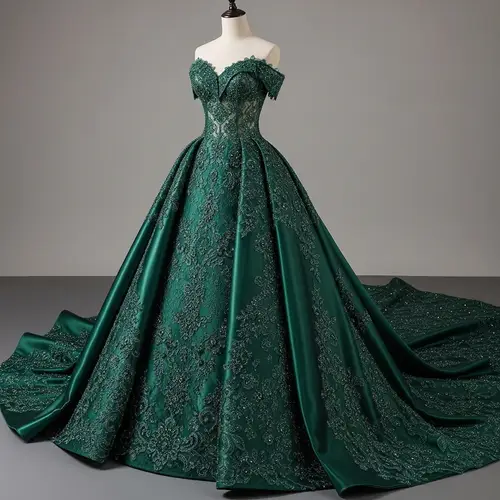 Luxurious Gown - Intricate Design & Elegance