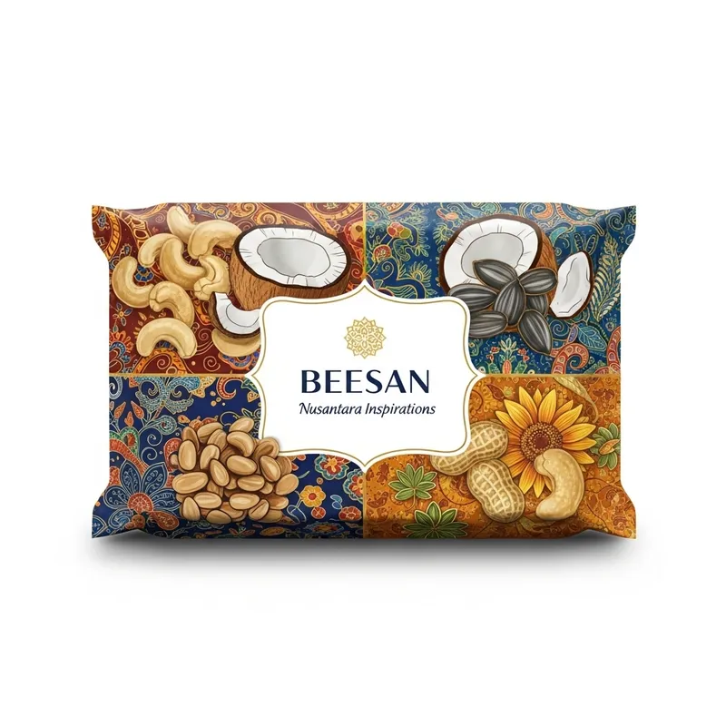 Luxurious Baklava Packaging with Indonesian Cultural Motifs Luxurious Baklava Packaging with Indonesian Cultural Motifs