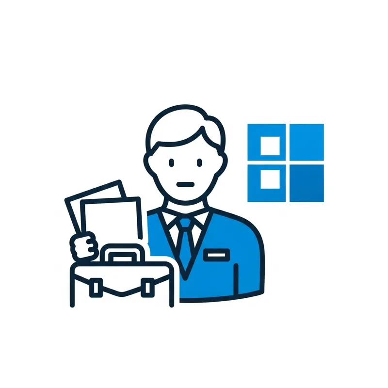 Newly Hired Employee SharePoint Icon - Professional Career Symbol