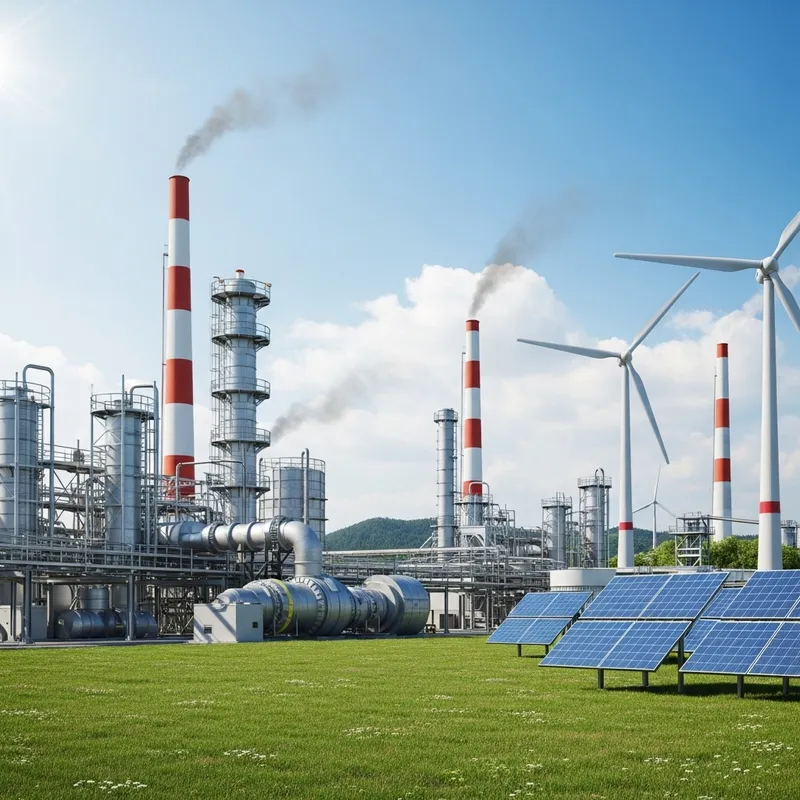 Transforming Industrial Gas Emissions to Green Environment Transforming Industrial Gas Emissions to Green Environment