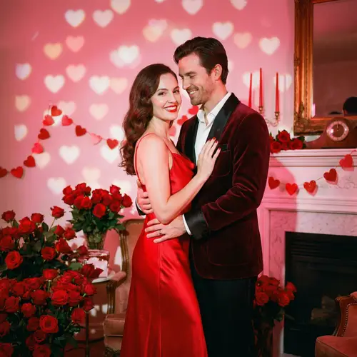 Valentine's Day Romantic Portraits for Couples