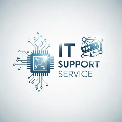 Imaginative IT Support Service Logo Design